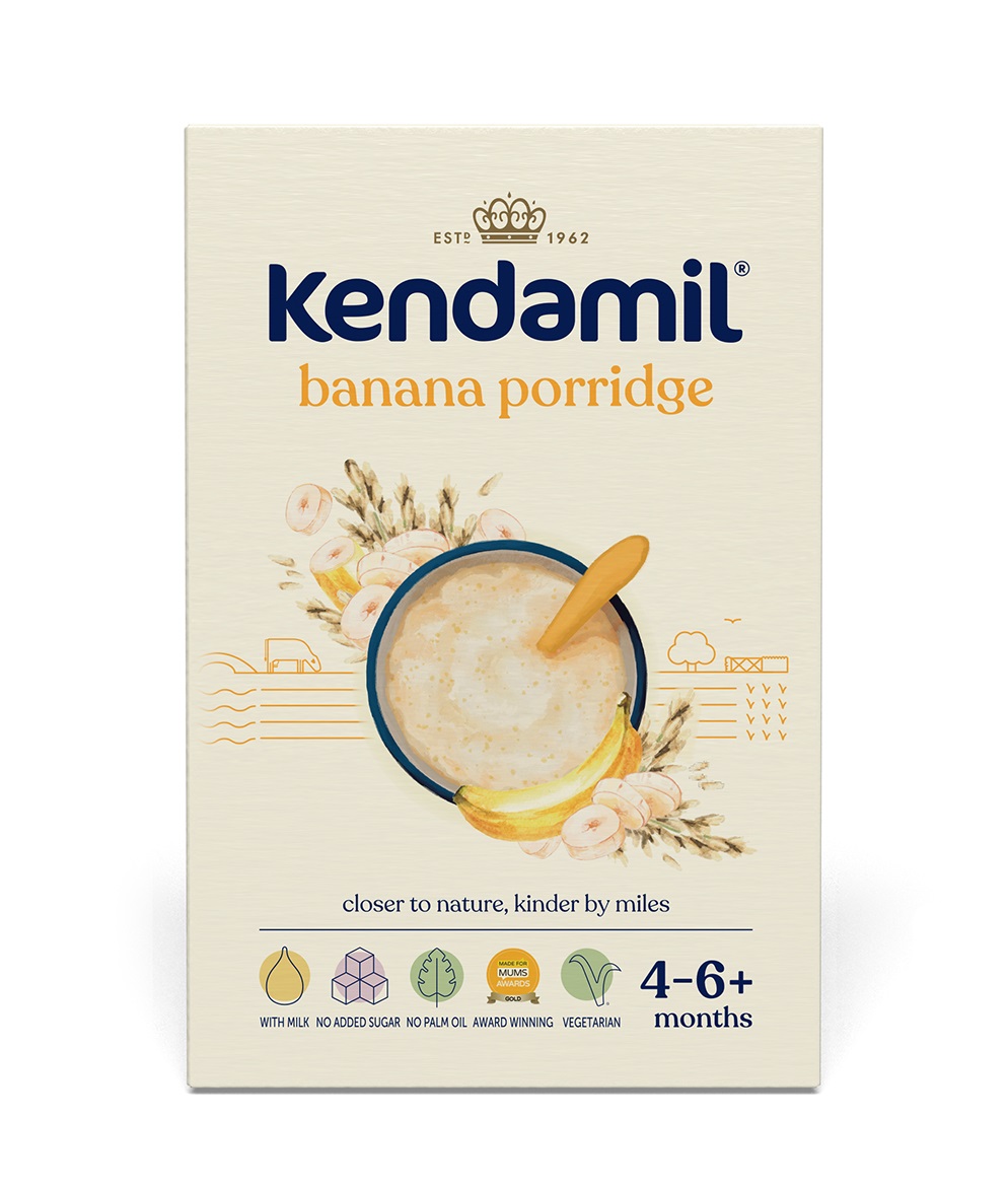 Kendamil Mléčná kaše s banánem 4-6m+ 150 g Kendamil