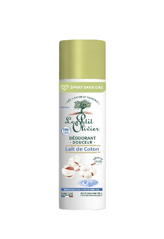 Le Petit Olivier Deodorant Bavlníkové mléko 75 ml Le Petit Olivier