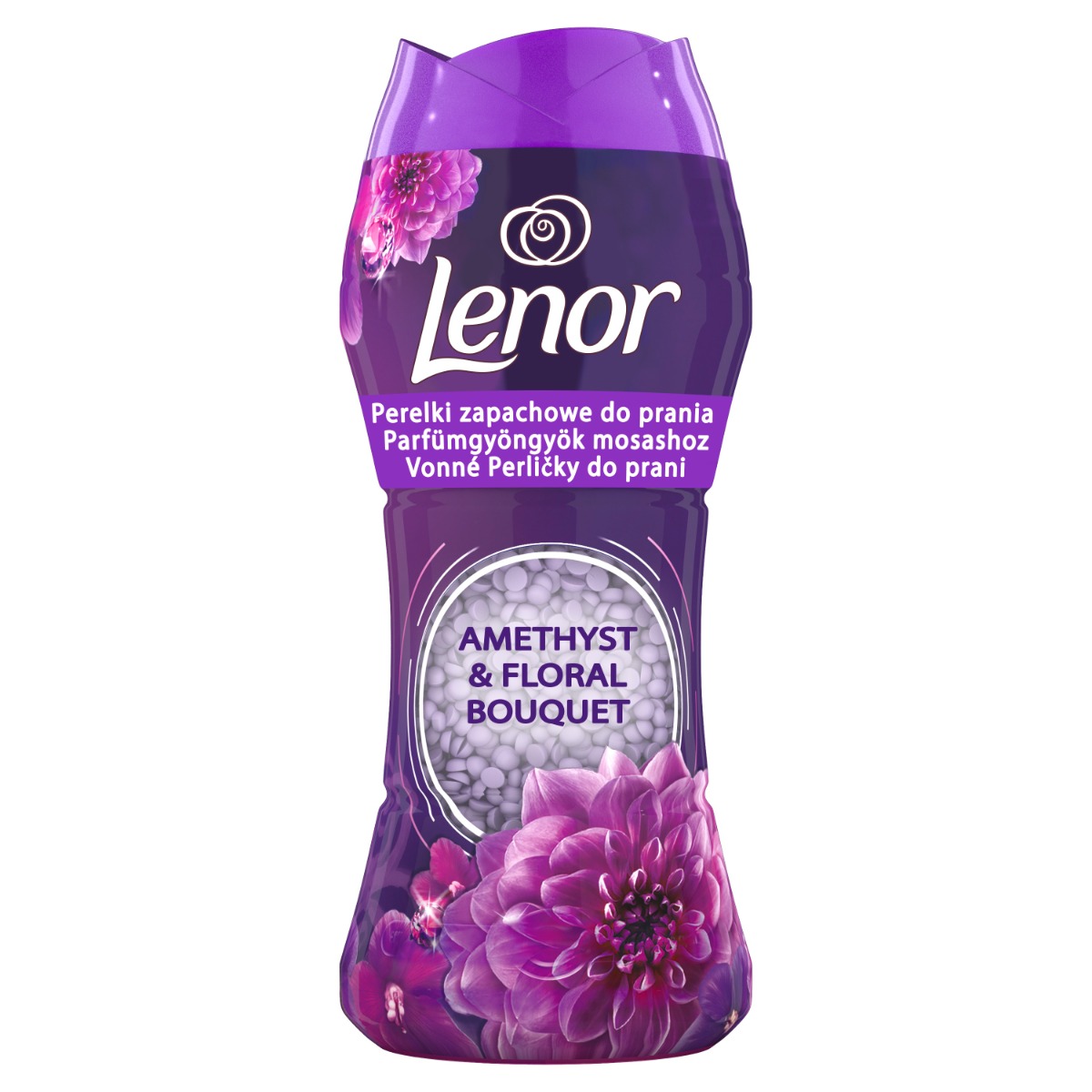 Lenor Vonné perličky Amethyst & Floral Bouquet 210 g Lenor