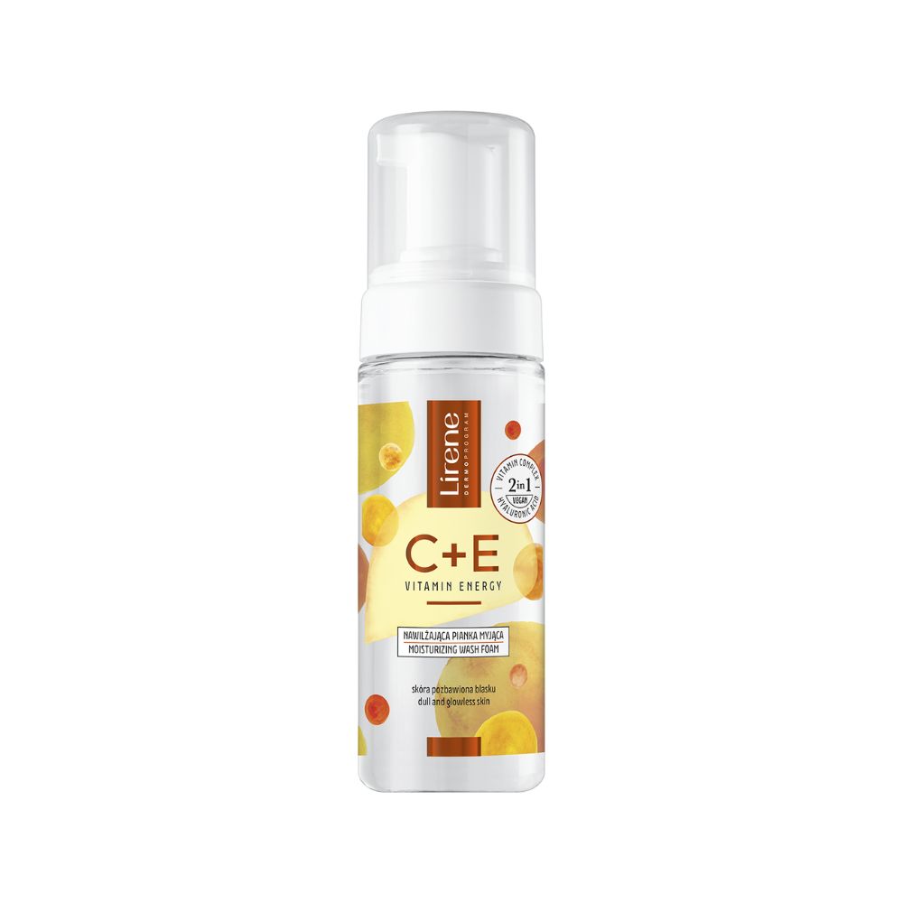 Lirene Vitamin Energy C+E Hydratační čisticí pěna 150 ml Lirene