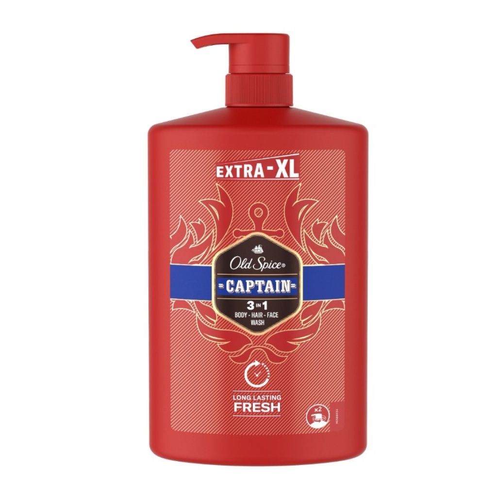 Old Spice Captain Pánský sprchový gel a šampon 1000 ml Old Spice