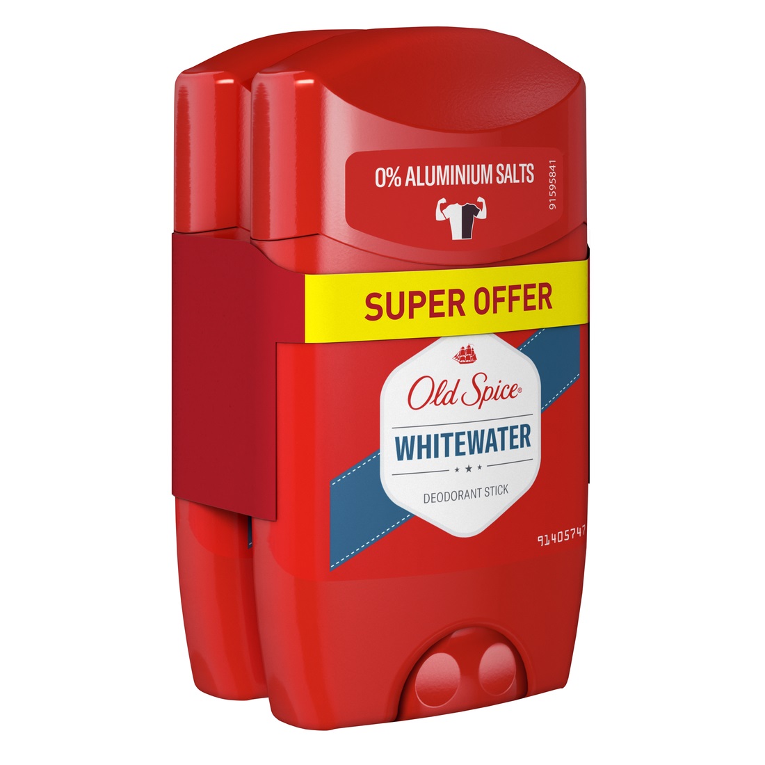 Old Spice Whitewater Pánský tuhý deodorant 2x50 ml Old Spice