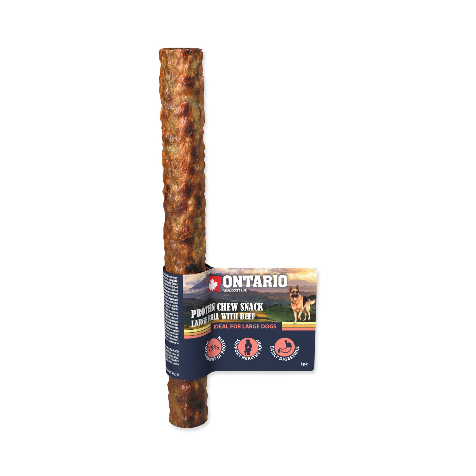 Ontario Protein Chew Snack Large Roll with Beef Ontario