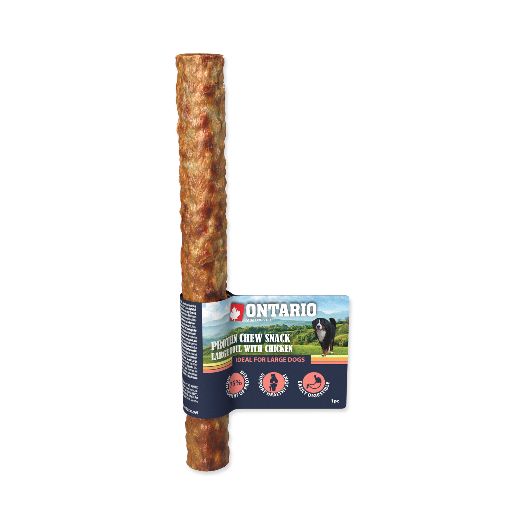 Ontario Protein Chew Snack Large Roll with Chicken Ontario