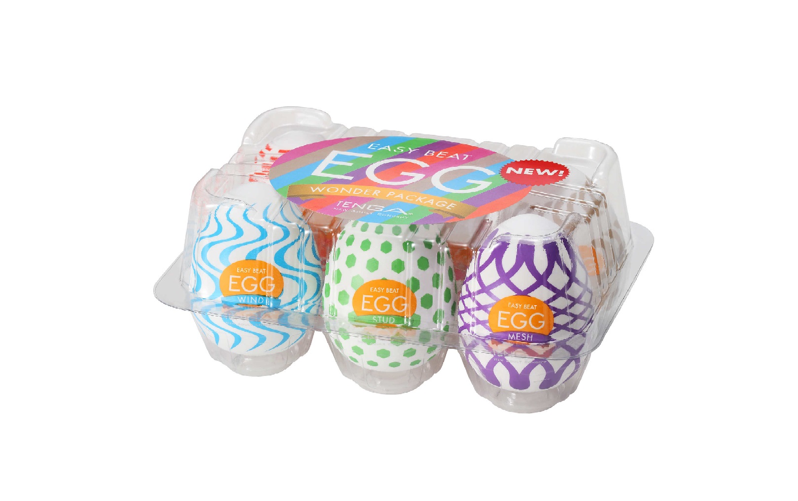 TENGA Eggs Wonder pánský masturbátor sada 6 ks TENGA