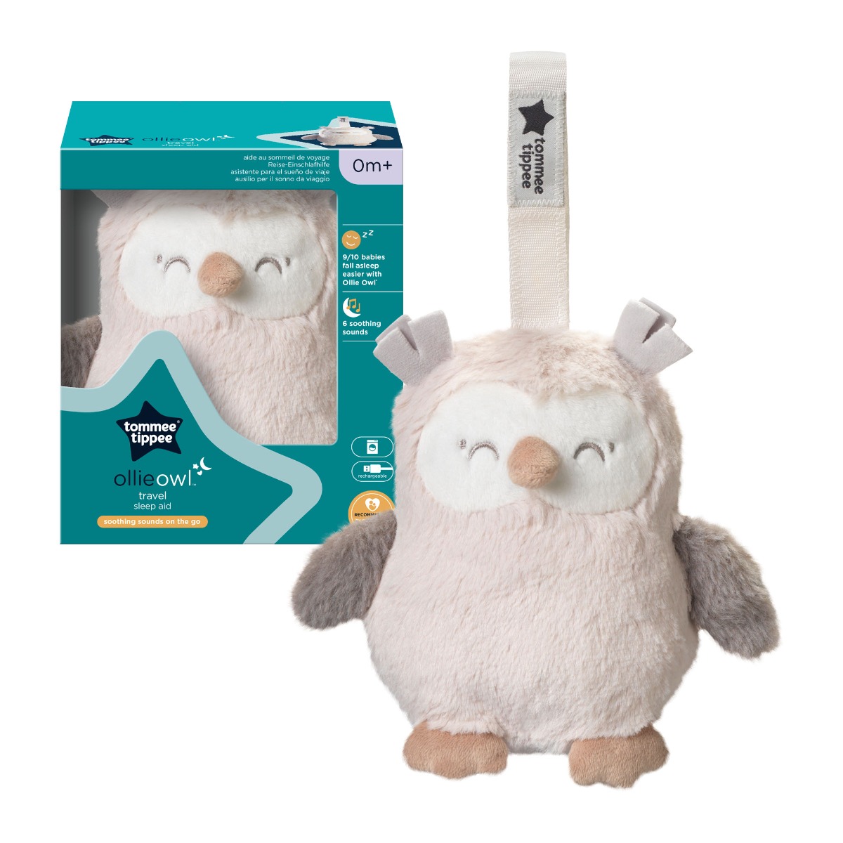 Tommee Tippee Grofriend Závěsná hračka s hudbou Ollie the Owl 1 ks Tommee Tippee