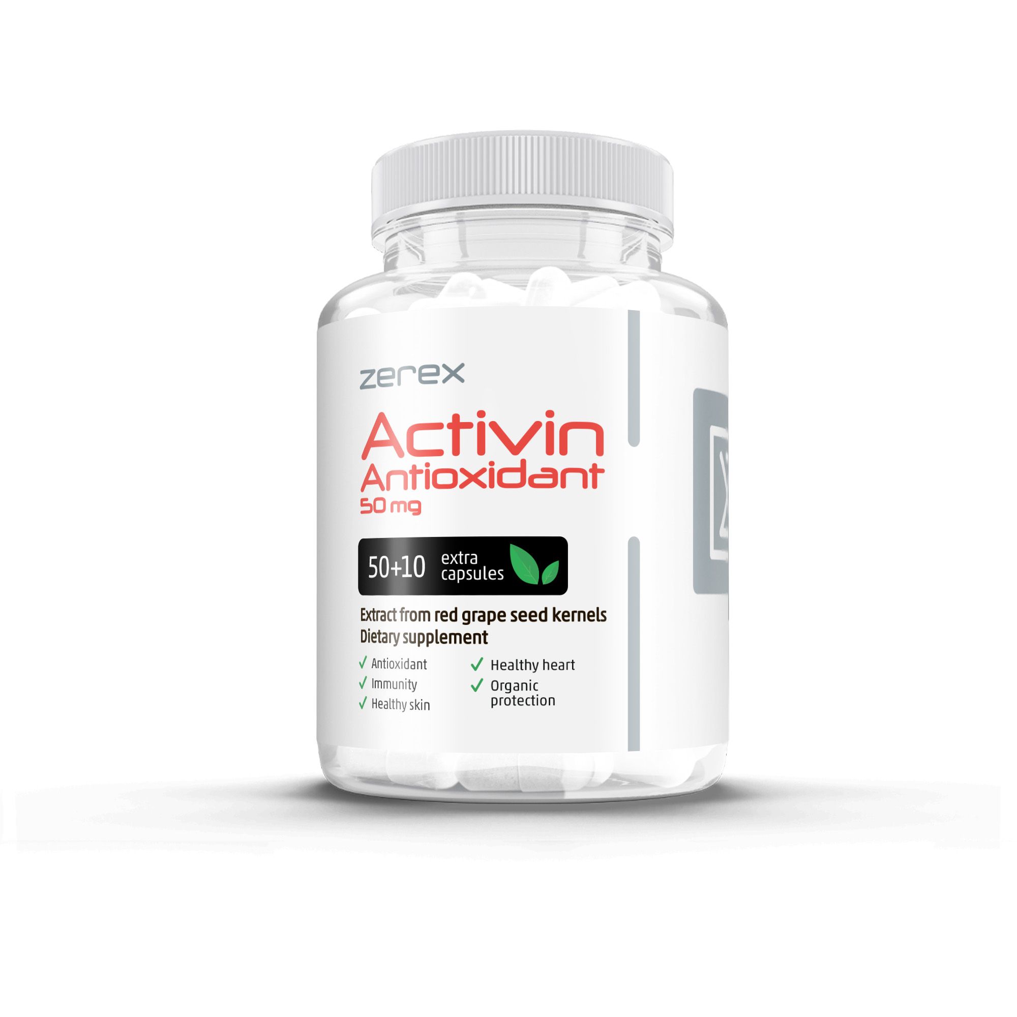 Zerex ActiVin Antioxidant 50 mg 50+10 kapslí Zerex