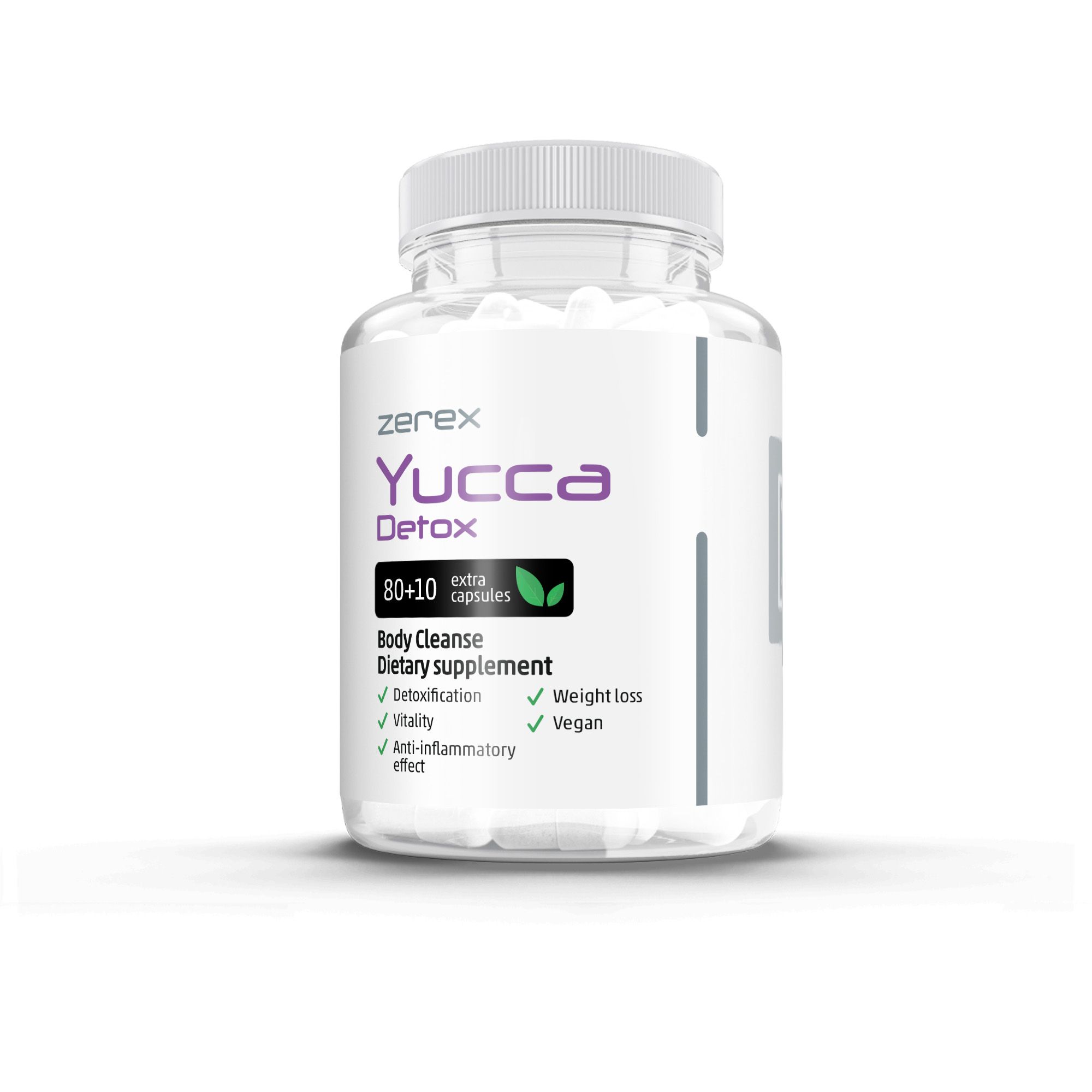 Zerex Yucca Detox 80+10 kapslí Zerex