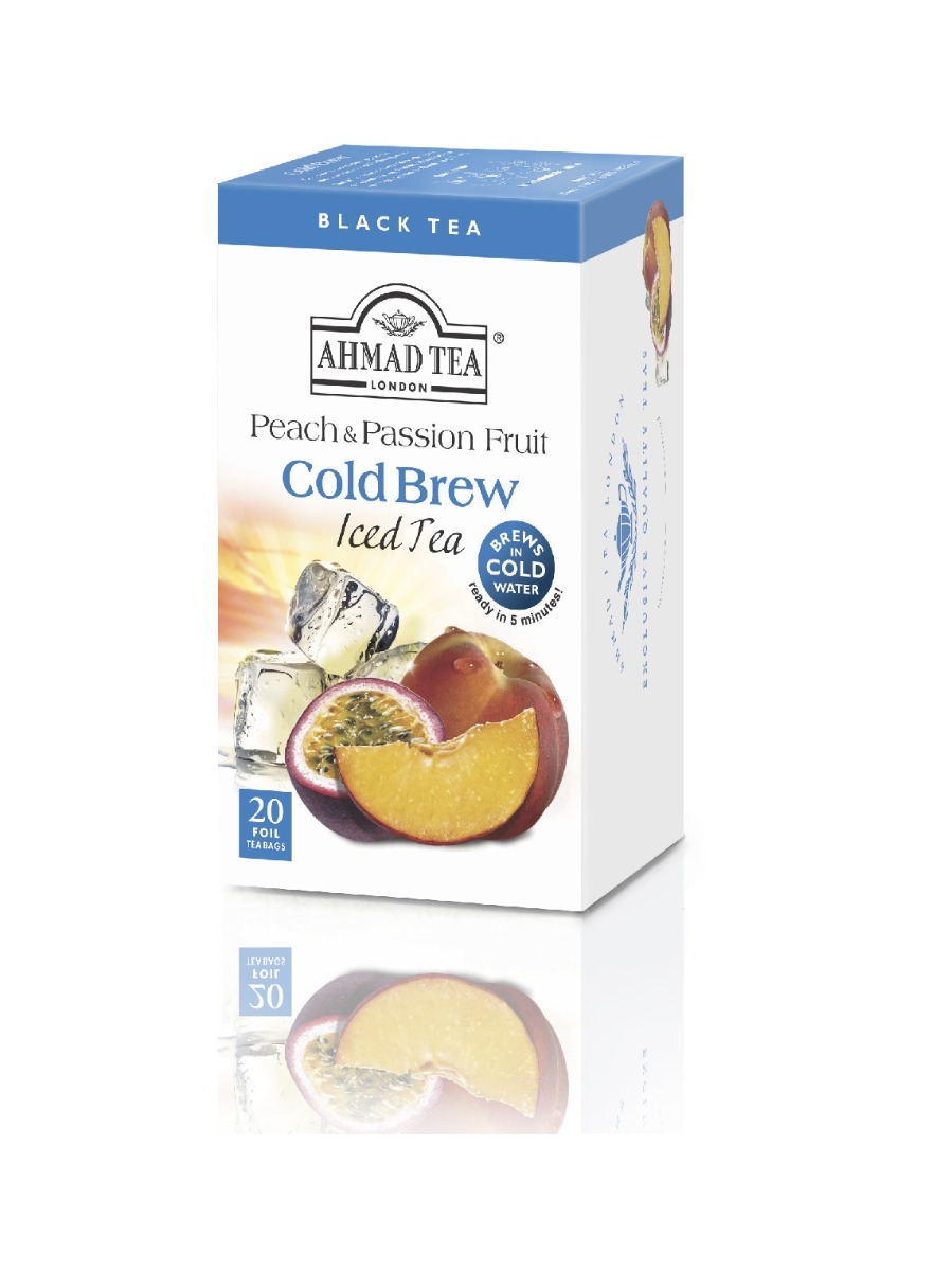 Ahmad Tea Cold Brew Iced Tea Peach & Passion Fruit 20 sáčků Ahmad Tea