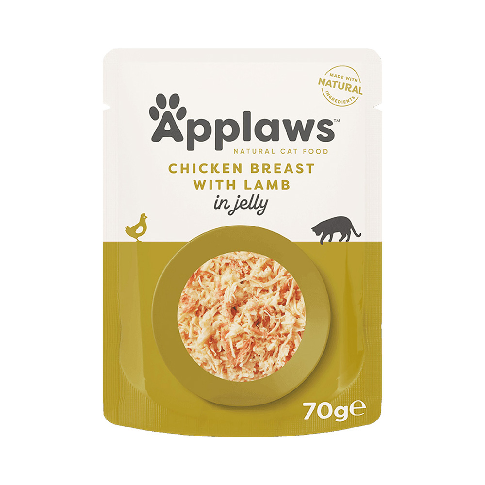 Applaws Cat Jelly Kuřecí s jehněčím kapsička 70 g Applaws