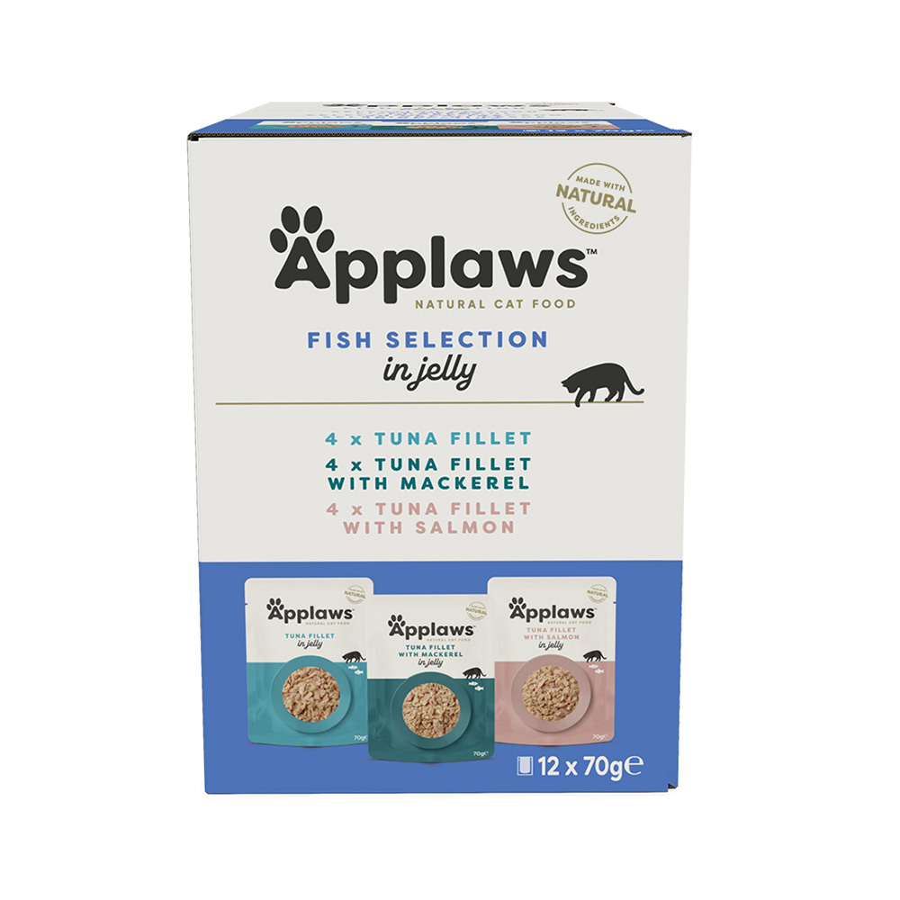 Applaws Cat Jelly Multipack Ryby kapsička 12x70 g Applaws