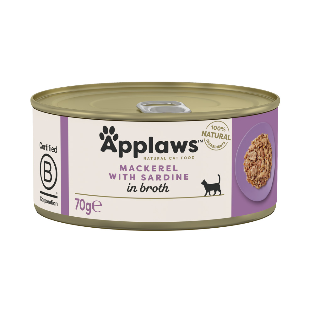 Applaws Cat Makrela se sardinkami konzerva 70 g Applaws