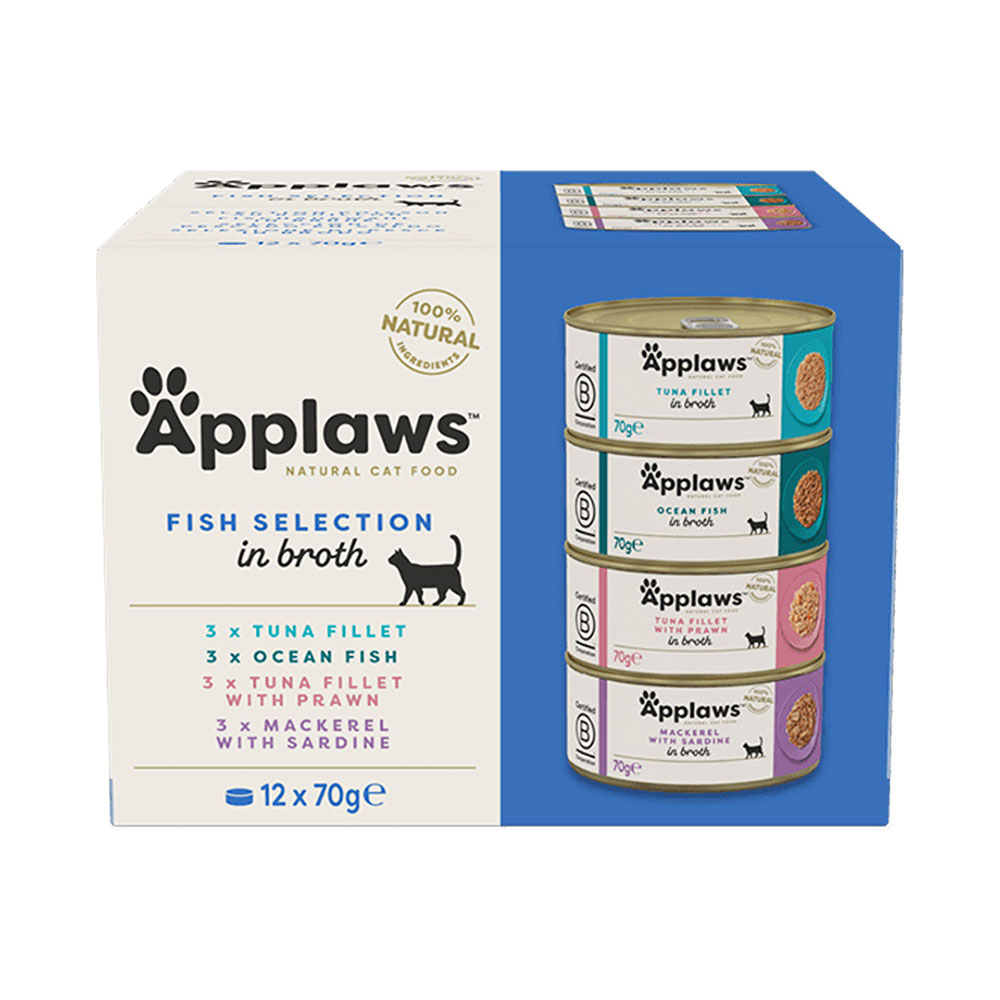 Applaws Cat Multipack Ryby konzerva 12x70 g Applaws