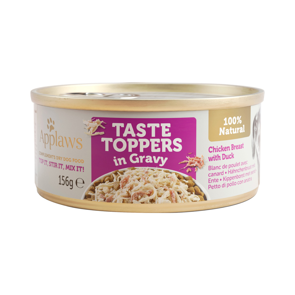 Applaws Dog Taste Toppers in Gravy Kuře s kachnou konzerva 156 g Applaws