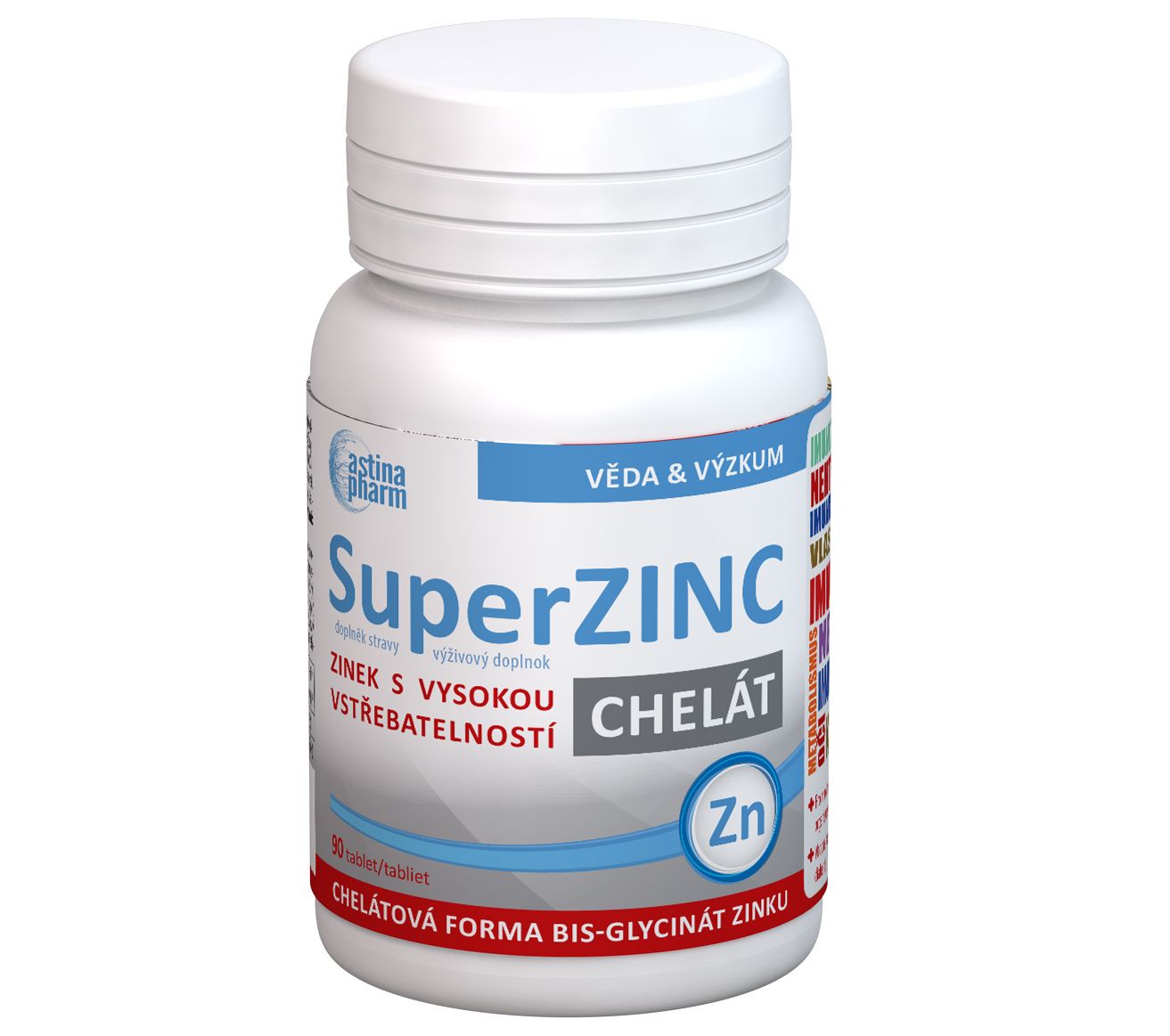 Astina SuperZINC chelát 90 tablet Astina