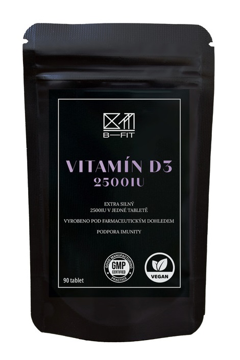 B-Fit Club Vitamín D3 2500 IU 90 tablet B-Fit Club