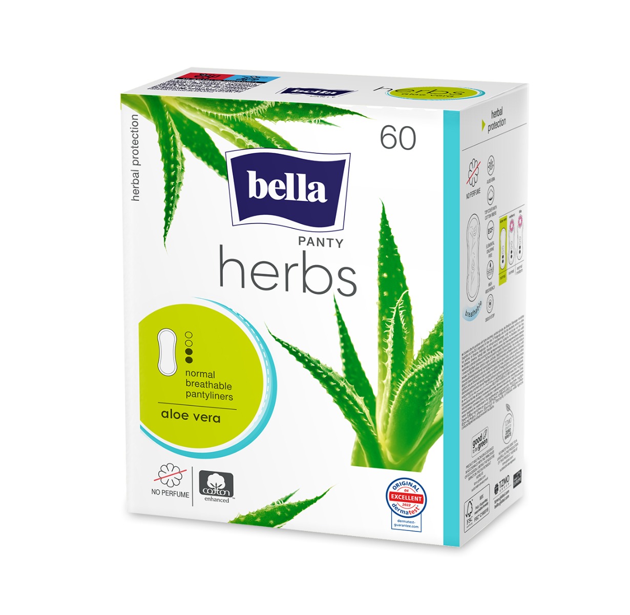 Bella Herbs Panty Aloe Vera slipové vložky 60 ks Bella