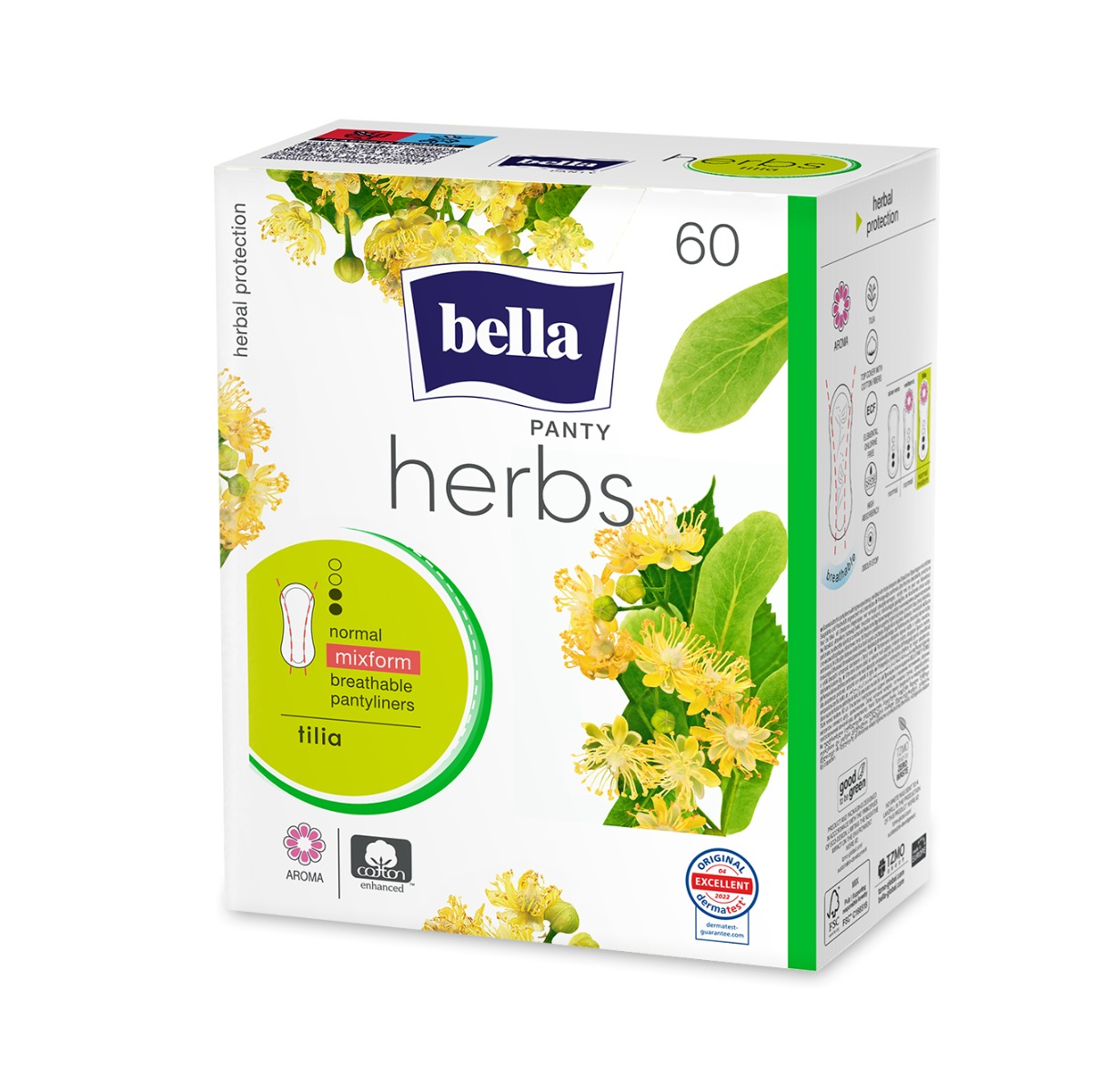 Bella Herbs Panty Tilia slipové vložky 60 ks Bella