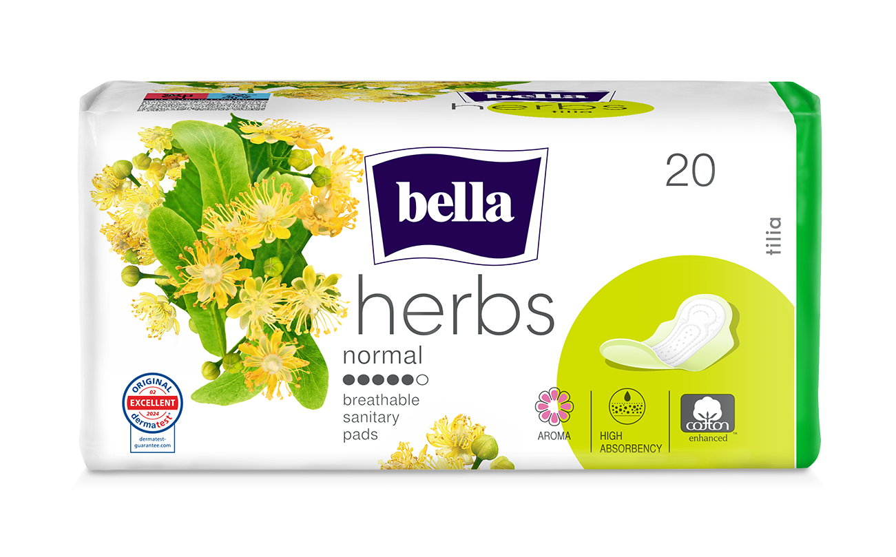 Bella Herbs Tilia Normal hygienické vložky 20 ks Bella