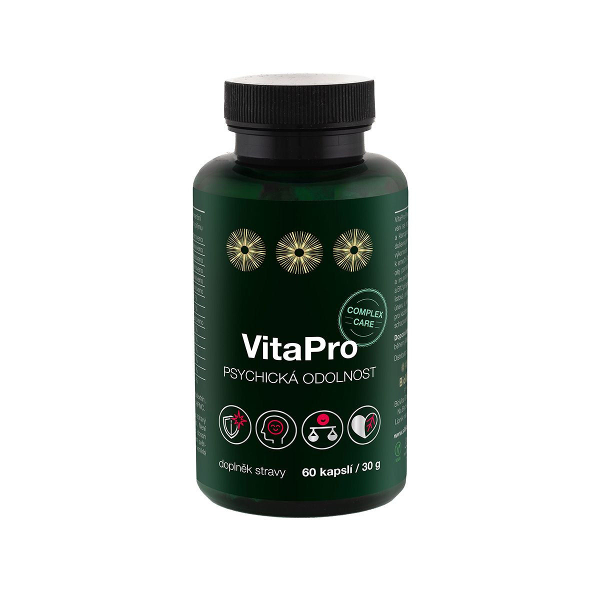 Biovita VitaPro Psychická odolnost Complex care 60 kapslí Biovita