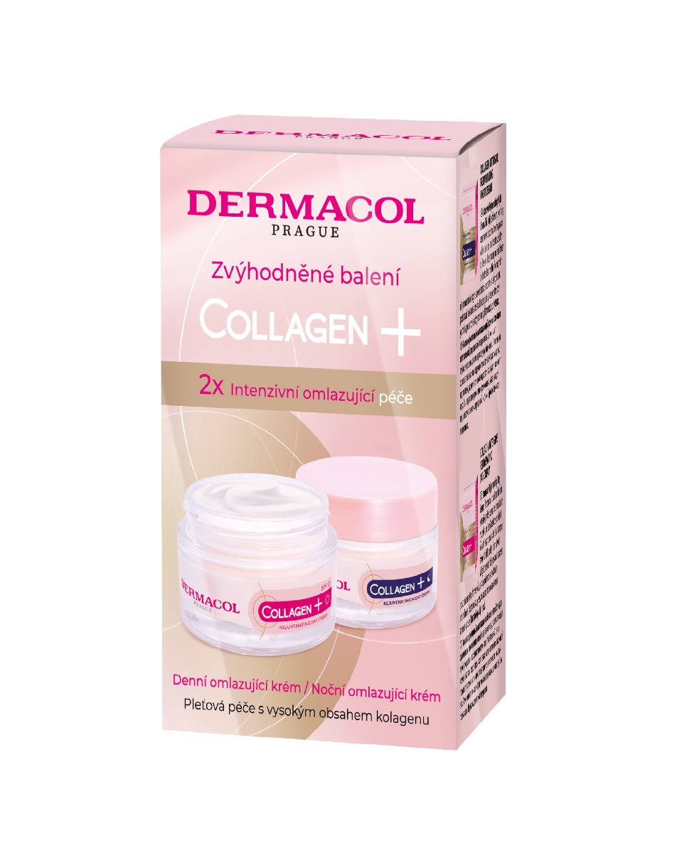 Dermacol Collagen+ Denní a noční omlazující krém duopack 50+50 ml Dermacol