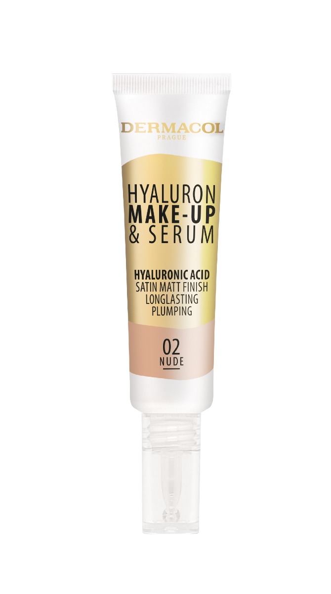 Dermacol Hyaluron Make-up & Serum 02 Nude 25 g Dermacol