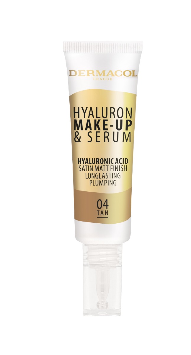 Dermacol Hyaluron Make-up & Serum 04 Tan 25 g Dermacol