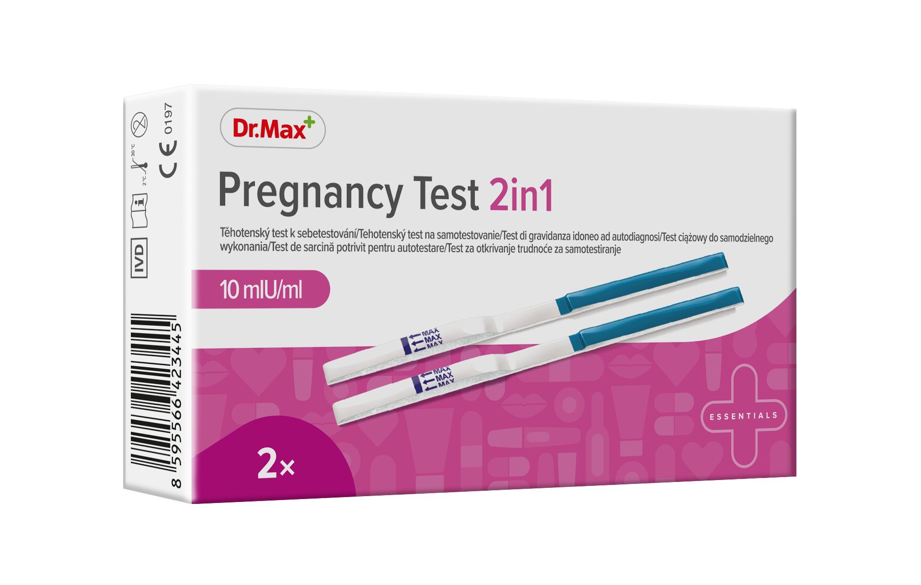 Dr. Max Pregnancy Test 2in1 2 ks Dr. Max