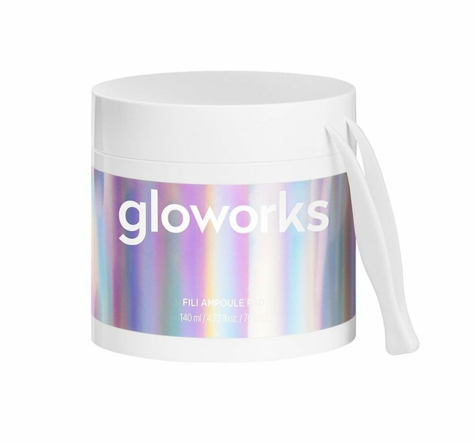 Gloworks Duální anti-agingové peelinové tampónky 70 ks Gloworks