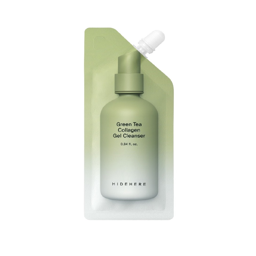 HIDEHERE Green Tea Collagen Gel Cleanser 25 ml HIDEHERE