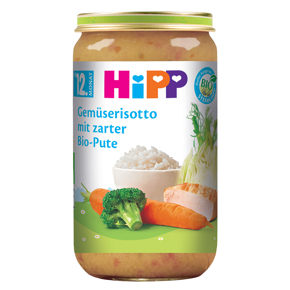 Hipp BIO Zeleninové rizoto s krůtím masem 250 g Hipp