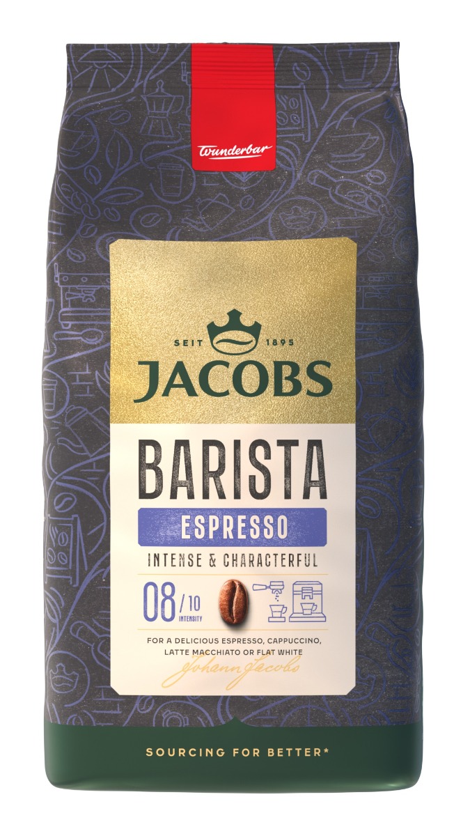 Jacobs Espresso Barista zrnková káva 1000 kg Jacobs