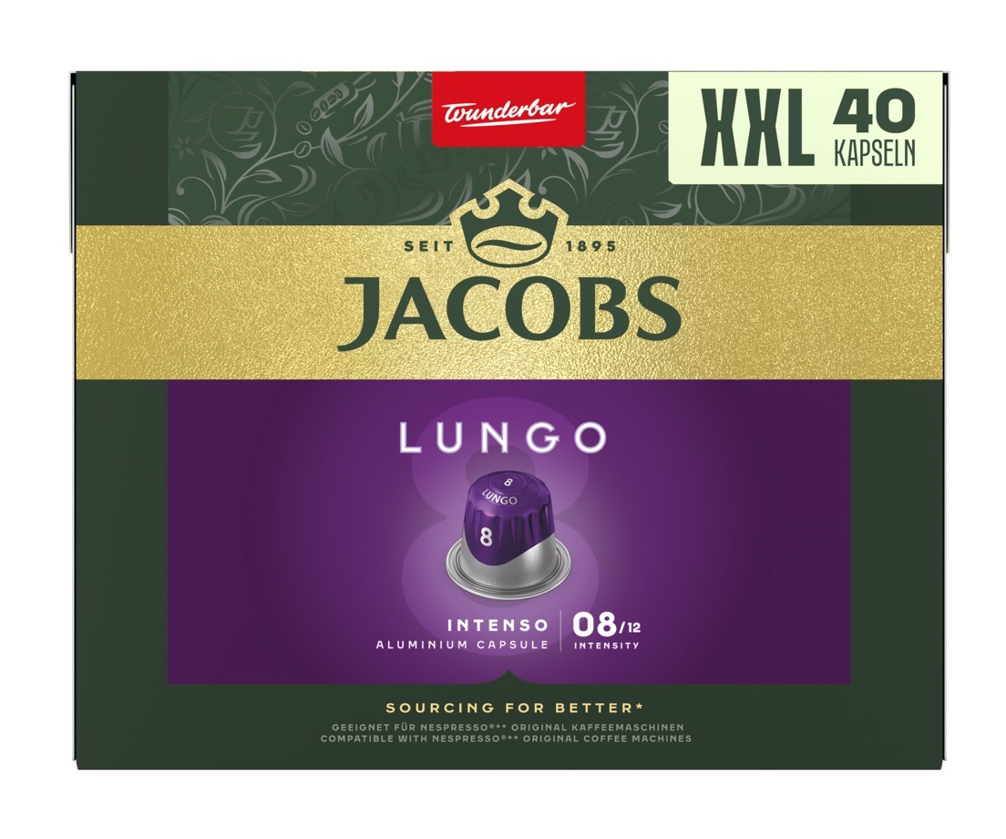 Jacobs Lungo Intenso 8 XXL kapsle 40 ks Jacobs