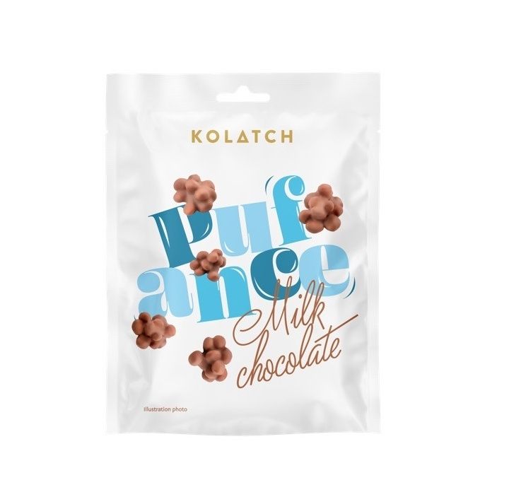 Kolatch Pufance v mléčné čokoládě BIO 45 g Kolatch