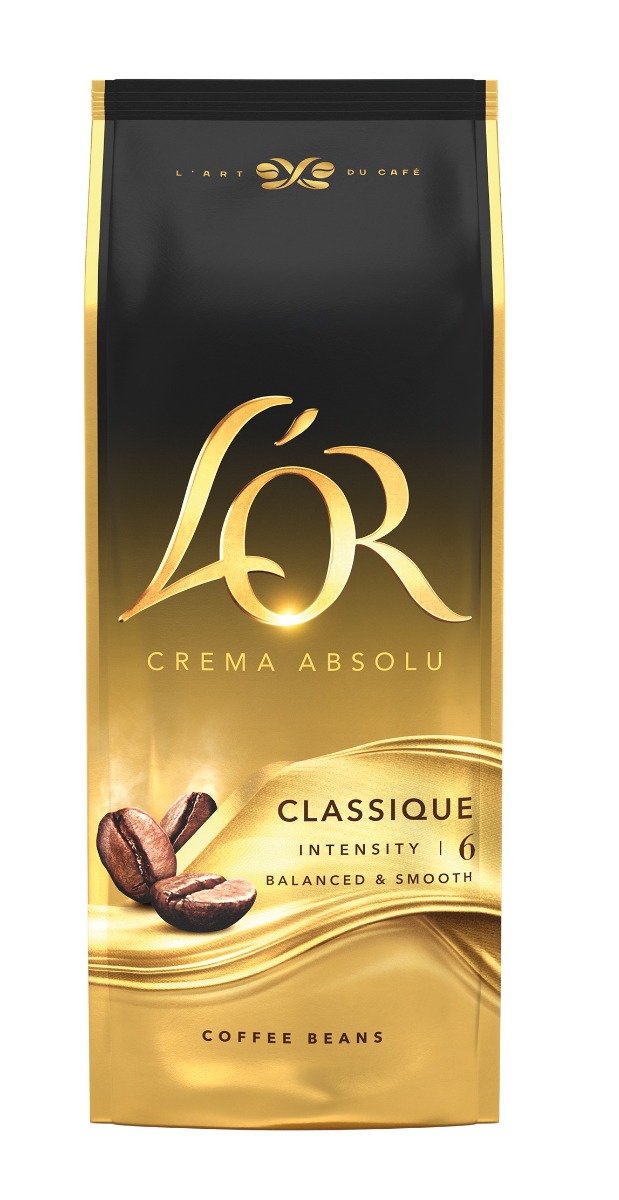 L'OR Crema Absolu Classique zrnková káva 1000 g L'OR