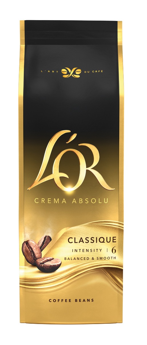 L'OR Crema Absolu Classique zrnková káva 500 g L'OR