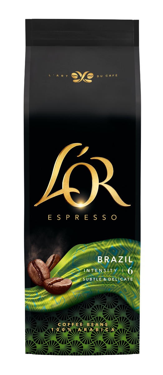 L'OR Espresso Brazil zrnková káva 500 g L'OR