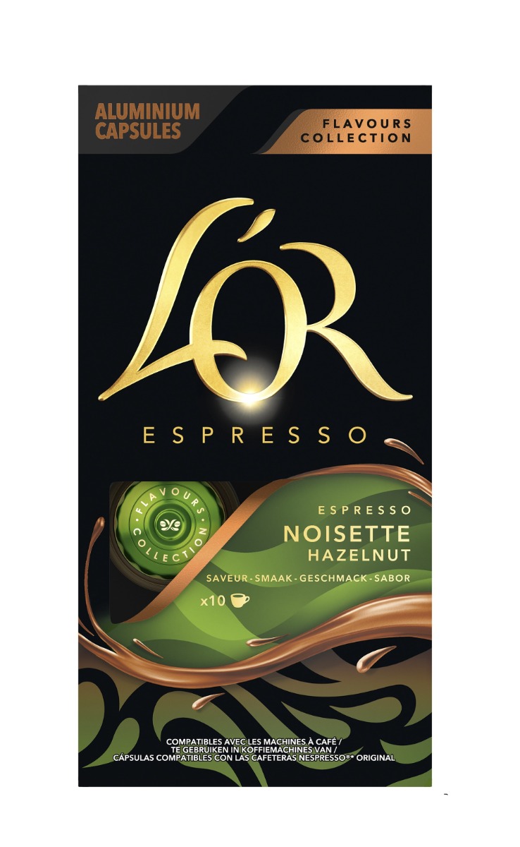 L'OR Espresso Hazelnut kávové kapsle 10 ks L'OR