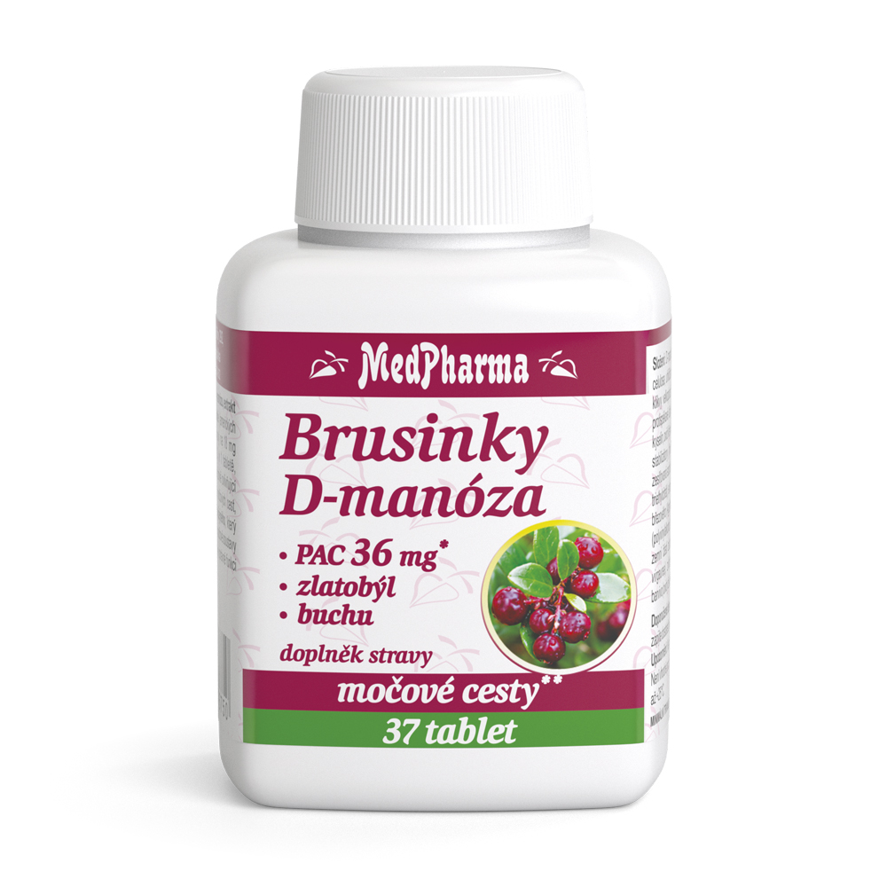 Medpharma Brusinky D-manóza 37 tablet Medpharma