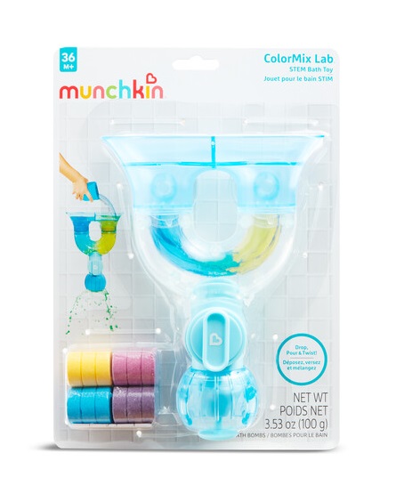 Munchkin Barevná laboratoř do vany s tabletami do koupele 36m+ Munchkin