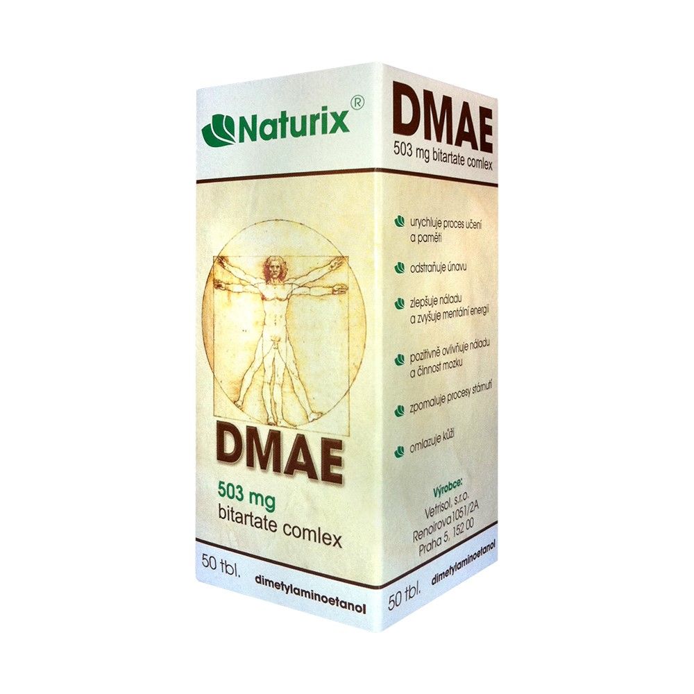 Naturix DMAE 503 mg Bitartate Complex 50 tablet Naturix