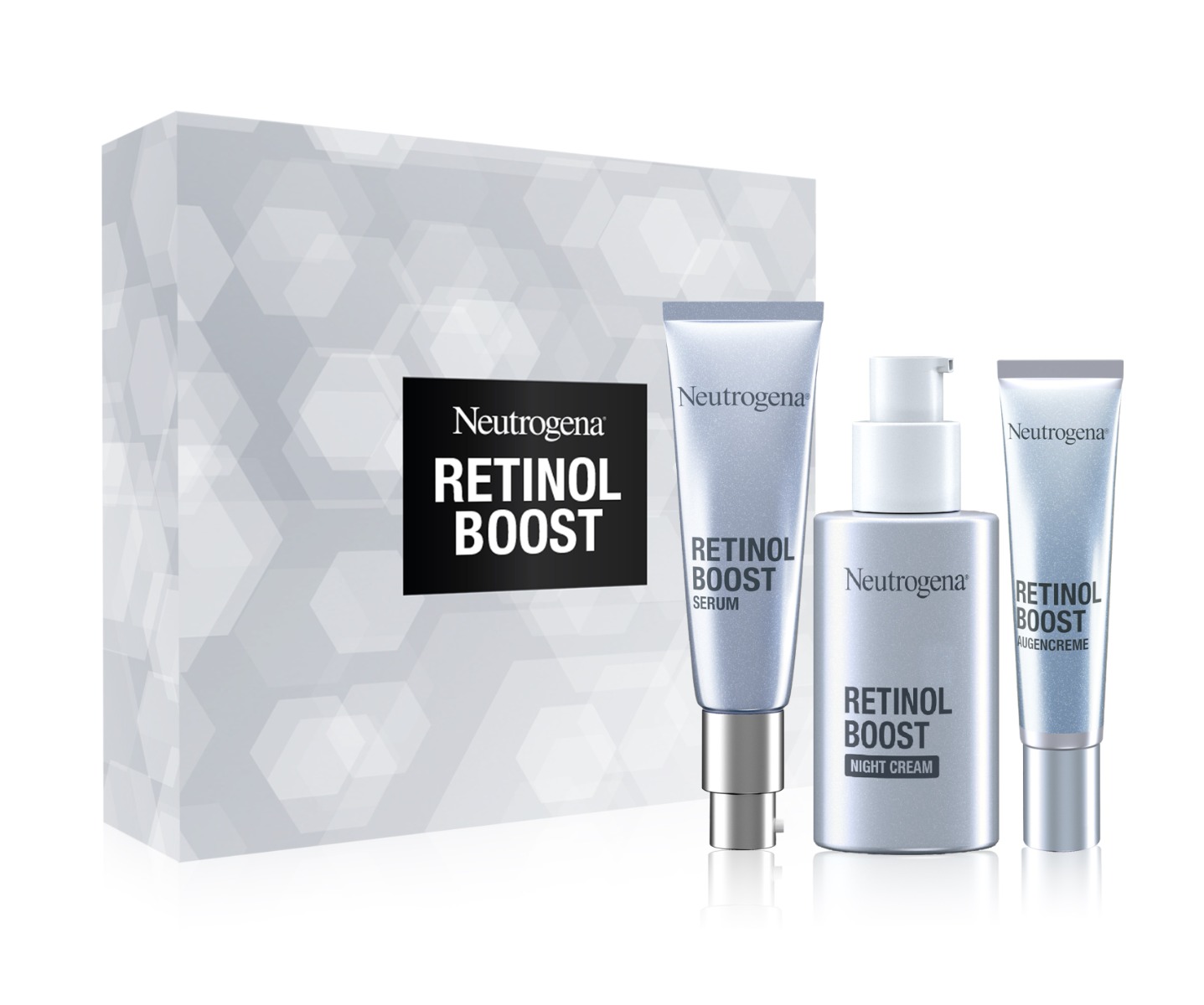 Neutrogena Retinol Boost Dárková sada proti vráskám 3 ks Neutrogena