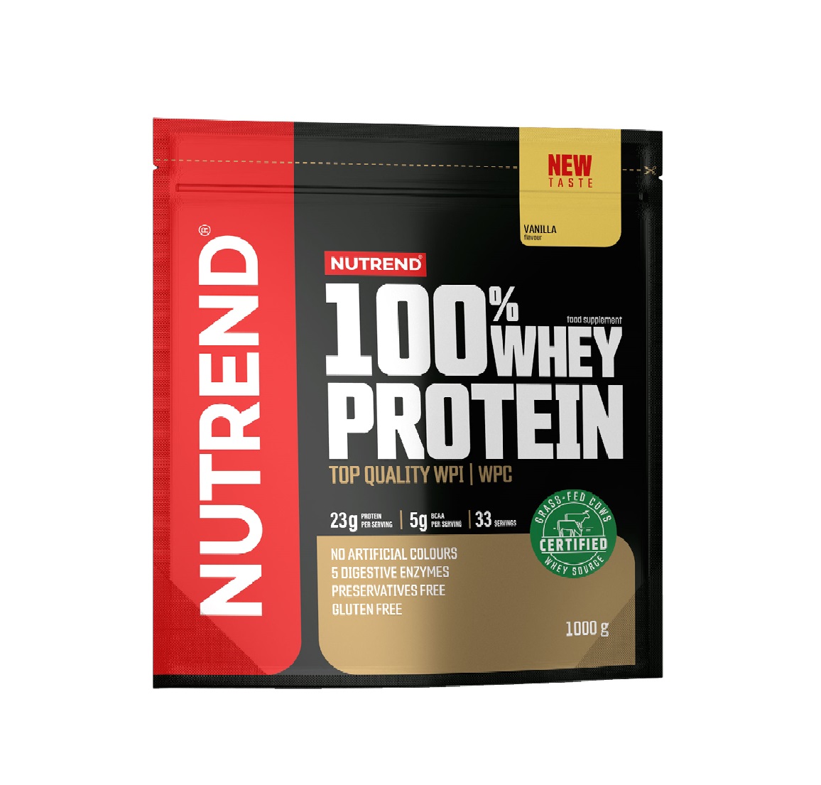 Nutrend 100% Whey Protein vanilka 1000 g Nutrend