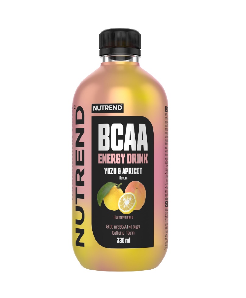 Nutrend BCAA Energy Drink yuzu + meruňka 330 ml Nutrend