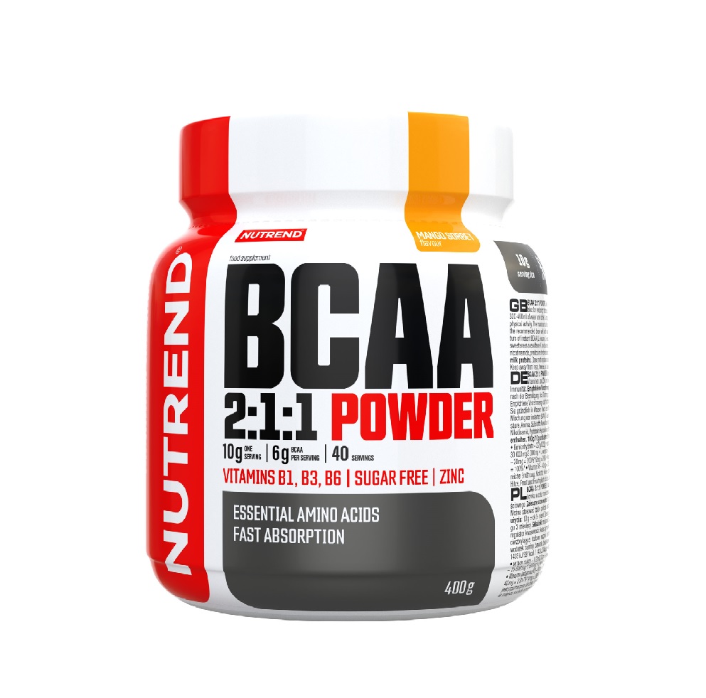 Nutrend BCAA Powder 2:1:1 mango 400 g Nutrend