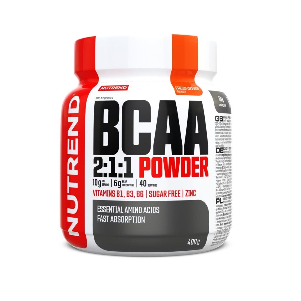 Nutrend BCAA Powder 2:1:1 pomeranč 400 g Nutrend