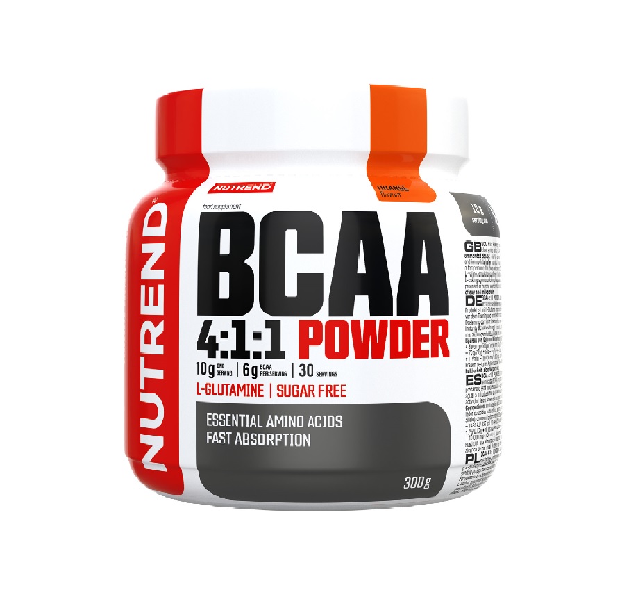 Nutrend BCAA Powder 4:1:1 pomeranč 300 g Nutrend