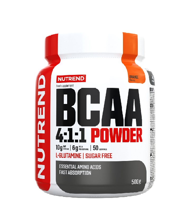 Nutrend BCAA Powder 4:1:1 pomeranč 500 g Nutrend