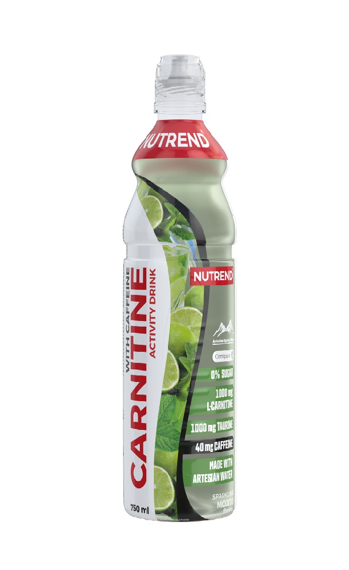 Nutrend Carnitine Activity Drink with Caffeine sycený mojito 750 ml Nutrend