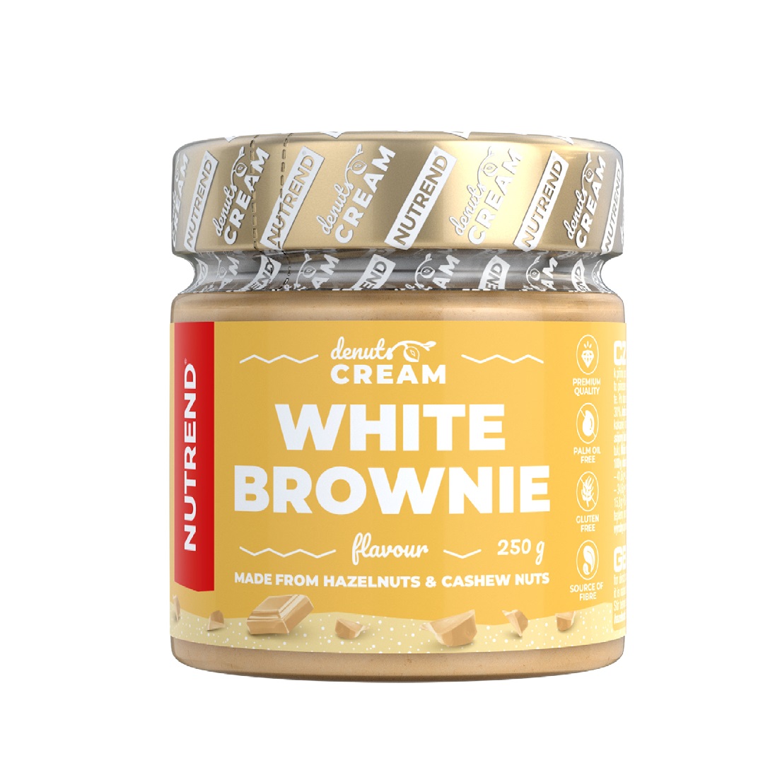 Nutrend DeNuts Cream white brownie 250 g Nutrend